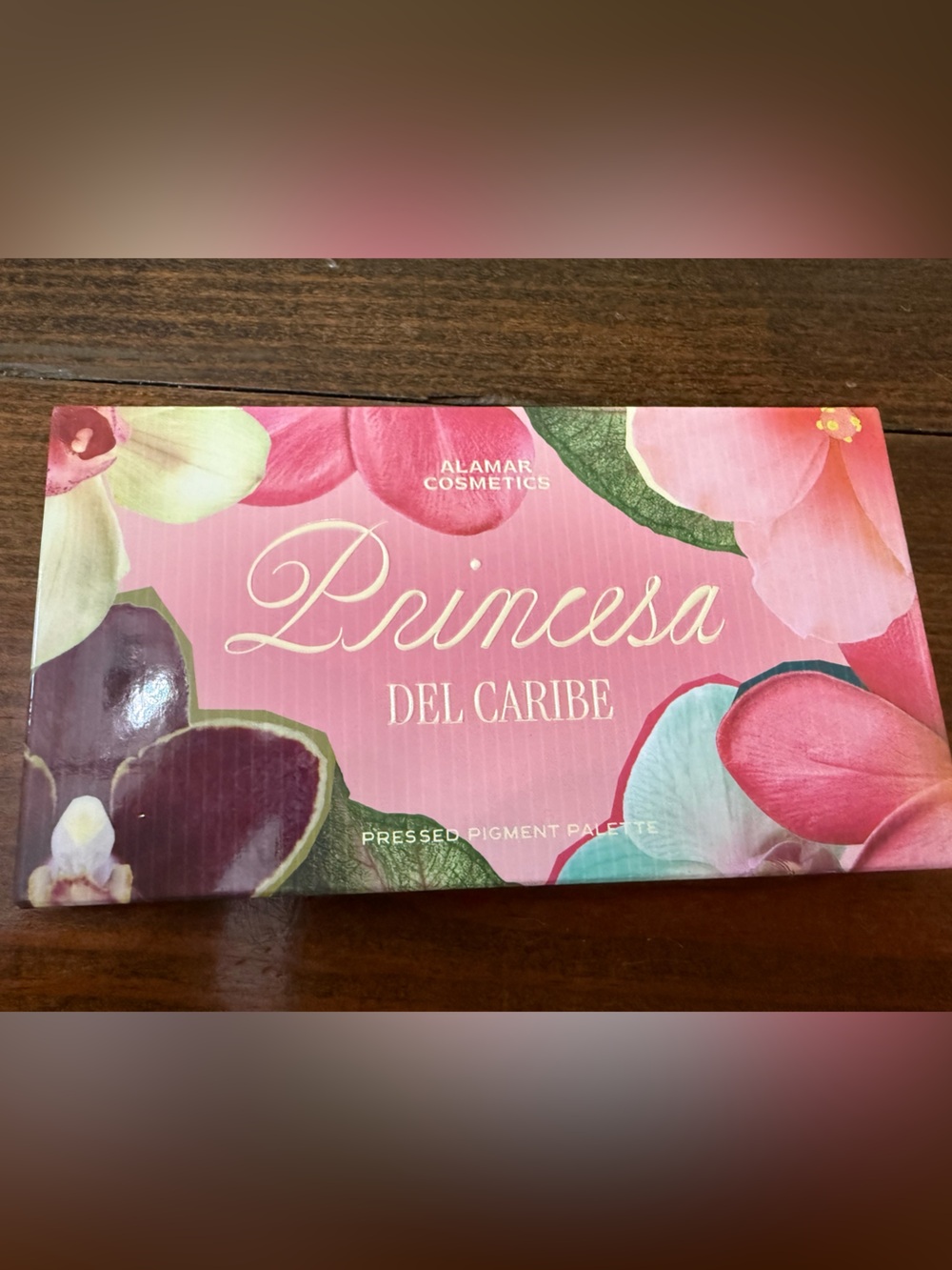 Princesa Del Caribe Pressed Pigment Palette - Pink Floral